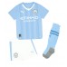 Camiseta Manchester City Phil Foden #47 Primera Equipación para niños 2023-24 manga corta (+ pantalones cortos)
